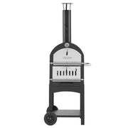 Outdoor Pizza Oven, 12" Pellet Fire Ovens, 2-Layer Pizza Oven Wood Fired, Wood Burning Outdoor Pizza-Oven V952-LSPSLHS458X48H85L001V0