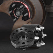 1.5" 6"x5.3" Wheel Spacers Wheel Adapters 6 Lug Forged Spacer 4 PCS Black V952-LSSFLP15YC6X1GP2WV0