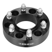 1.5" 6"x5.3" Wheel Spacers Wheel Adapters 6 Lug Forged Spacer 4 PCS Black V952-LSSFLP15YC6X1GP2WV0