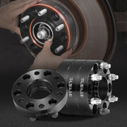 1.5" 6"x5" Wheel Spacers Wheel Adapters 6 Lug Forged Spacer 4 PCS Black V952-LSSFLP15YC6X49EWWV0