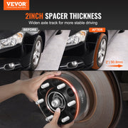 2" 6"x5.5" Wheel Spacers Wheel Adapters 6 Lug Forged Spacer 4 PCS Black V952-LSSFLP2YC6X57ERXKV0