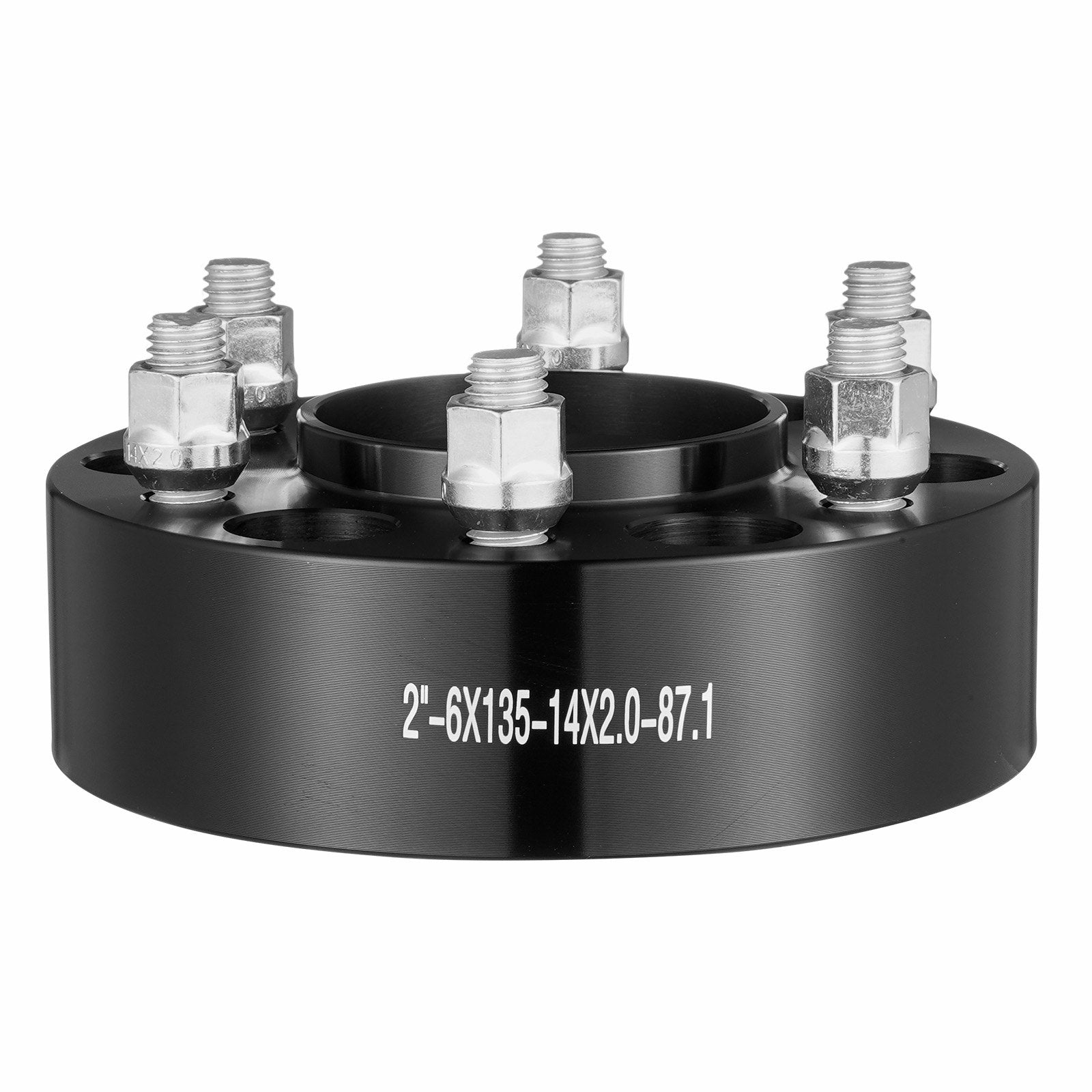2" 6"x5.3" Wheel Spacers Wheel Adapters 6 Lug Forged Spacer 4 PCS Black V952-LSSFLP2YC6X5CPXDCV0