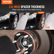 2" 6"x5.5" Wheel Spacers Wheel Adapters 6 Lug Forged Spacer 4 PCS Black V952-LSSFLP2YC6X5L87F5V0