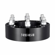 2" 6"x5.5" Wheel Spacers Wheel Adapters 6 Lug Forged Spacer 4 PCS Black V952-LSSFLP2YC6X5L87F5V0