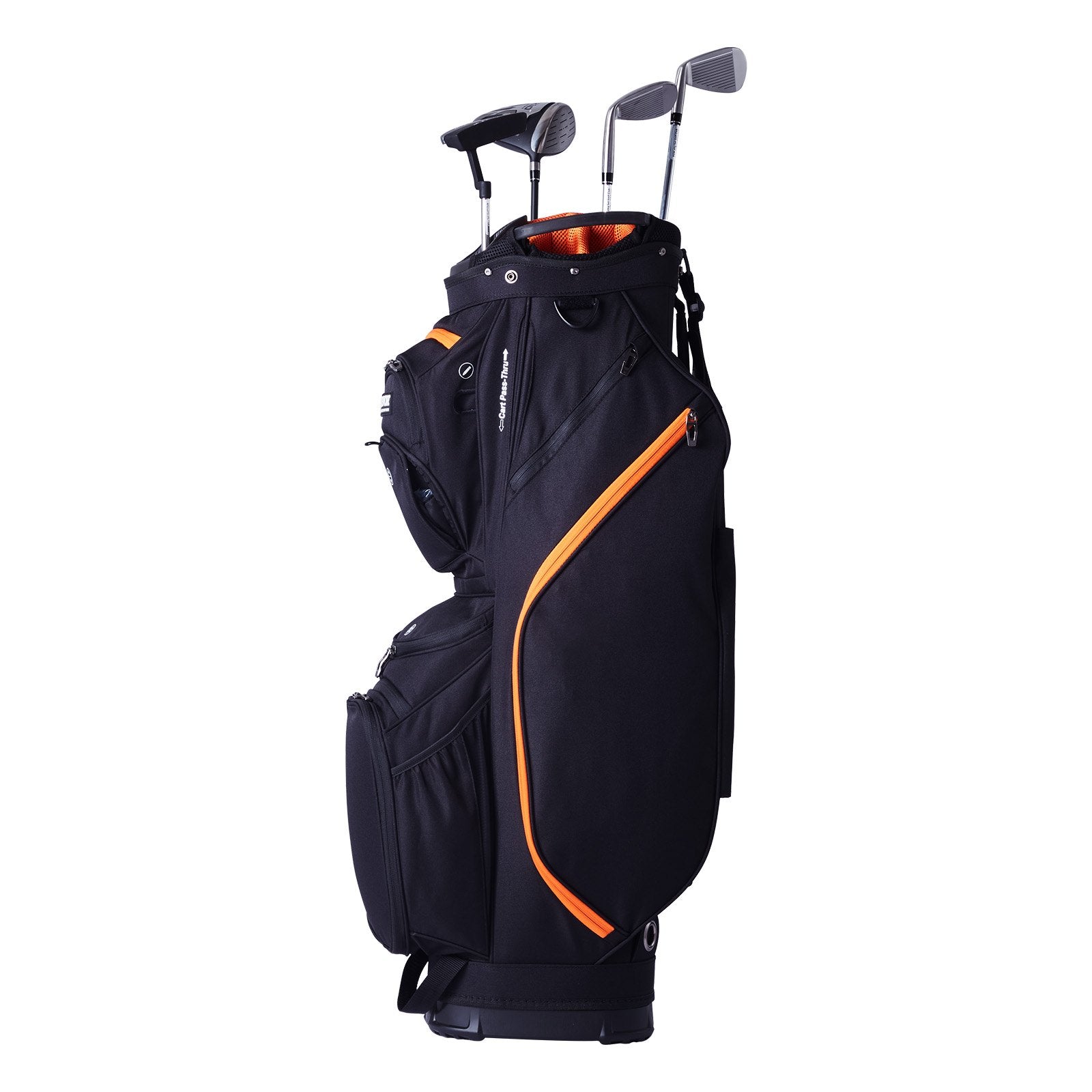 Golf Cart Bag with 14 Way Organizer Divider Top, 36" 13 Pockets Premium Cart Bag, Durable 600D Polyester V952-LSSTBLSSTB36441FQV0