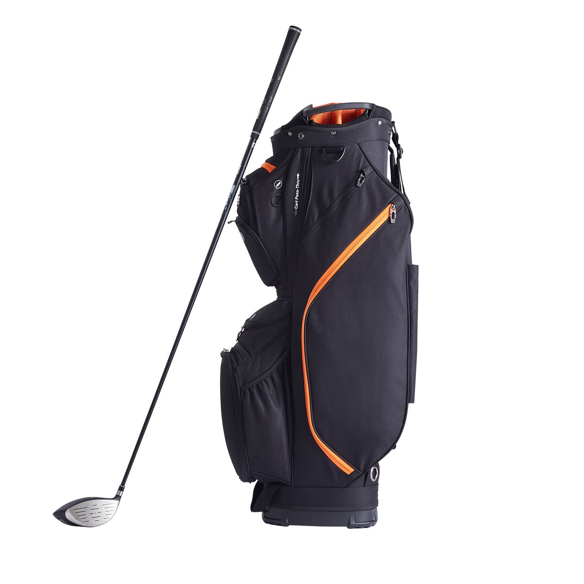 Golf Cart Bag with 14 Way Organizer Divider Top, 36" 13 Pockets Premium Cart Bag, Durable 600D Polyester V952-LSSTBLSSTB36441FQV0
