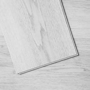 Interlocking Vinyl Floor Tiles 48 x 7.3 inch, 10 Tiles 5.5mm Thick Snap Together, Light Gray Wood Grain DIY V952-LSYXJDDLSQHMPROS8V0