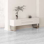Interlocking Vinyl Floor Tiles 48 x 7.3 inch, 10 Tiles 5.5mm Thick Snap Together, Light Gray Wood Grain DIY V952-LSYXJDDLSQHMPROS8V0