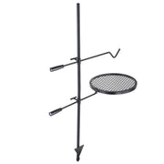Swivel Campfire Grill Heavy Duty Steel Open Fire Cooking Grate Adjustable V952-LSYYKJDGL1414CJXOV0