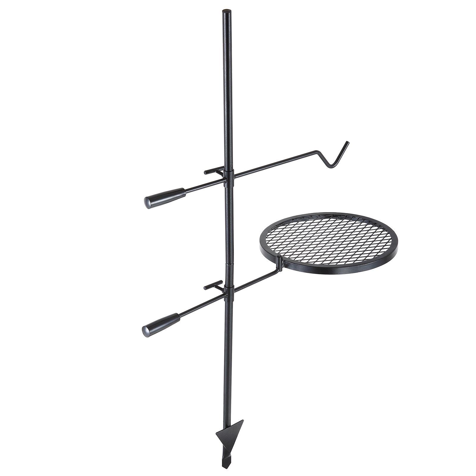 Swivel Campfire Grill Heavy Duty Steel Open Fire Cooking Grate Adjustable V952-LSYYKJDGL1414CJXOV0