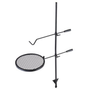 Swivel Campfire Grill Heavy Duty Steel Open Fire Cooking Grate Adjustable V952-LSYYKJDGL1414CJXOV0
