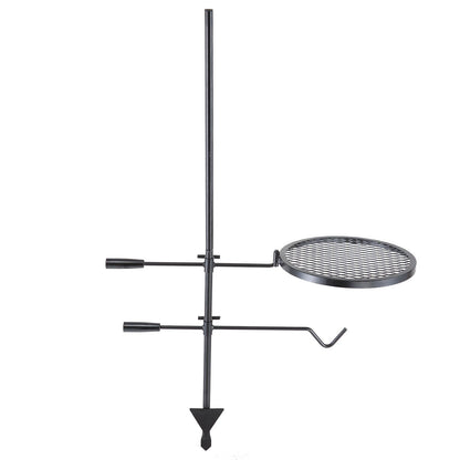 Swivel Campfire Grill Heavy Duty Steel Open Fire Cooking Grate Adjustable V952-LSYYKJDGL1414CJXOV0