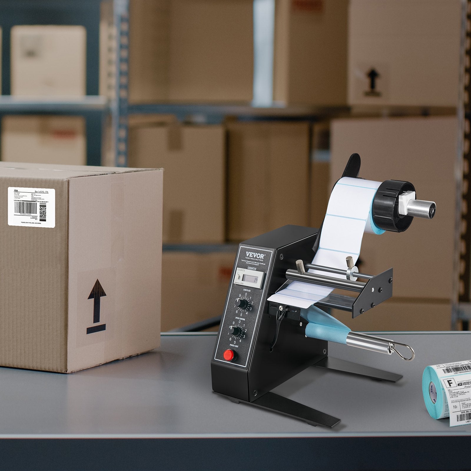 Automatic Label Dispenser, Width 15-125 mm, Length 3-150 mm, Automatic Label Stripper Label Separating V952-LSZDTBFPJHSX0ZZKNV3