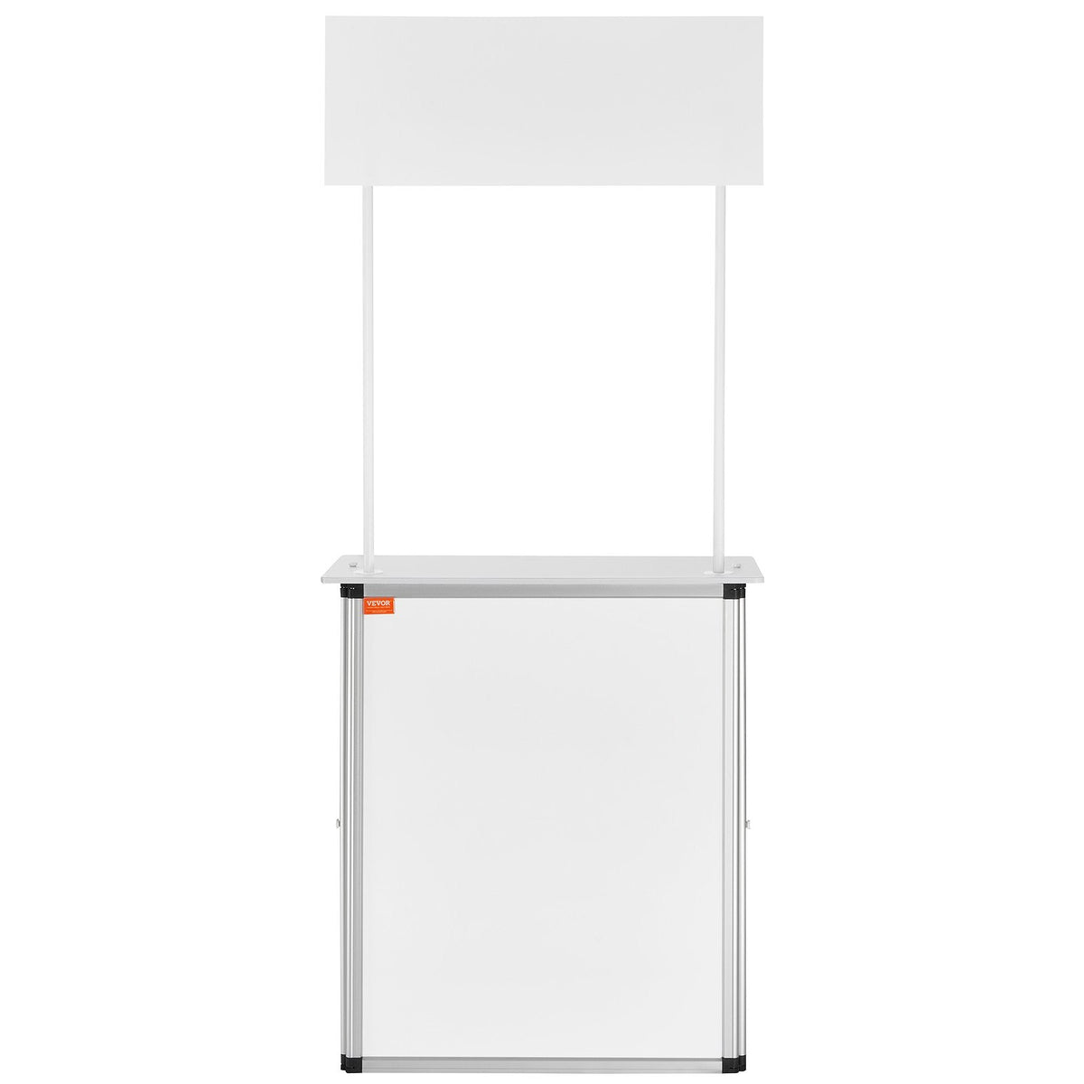 Portable Tradeshow Podium Table, 785 x 380 x 1815 mm, Display Exhibition Counter Stand Booth Fair with Wall, V952-LSZST20DCSHFJDPZYV0
