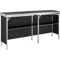 Extra Long Folding Portable Bar Table - Tradeshow Podium Table for Indoor V952-LSZST20ZDSZJFECDIV0