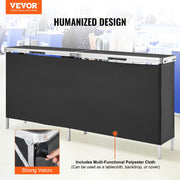 Extra Long Folding Portable Bar Table - Tradeshow Podium Table for Indoor V952-LSZST20ZDSZJFECDIV0