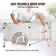 Extra Long Folding Portable Bar Table - Tradeshow Podium Table for Indoor V952-LSZST20ZDSZJFECDIV0