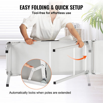 Extra Long Folding Portable Bar Table - Tradeshow Podium Table for Indoor V952-LSZST20ZDSZJFECDIV0
