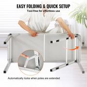 Folding Portable Bar Table, Tradeshow Podium Table for Indoor, Outdoor, Party, Picnic, Exhibition, Includes V952-LSZST20ZDSZJN1VEHV0