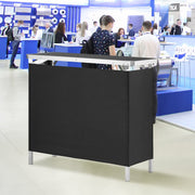 Folding Portable Bar Table, Tradeshow Podium Table for Indoor, Outdoor, Party, Picnic, Exhibition, Includes V952-LSZST20ZDSZJN1VEHV0