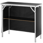 Folding Portable Bar Table, Tradeshow Podium Table for Indoor, Outdoor, Party, Picnic, Exhibition, Includes V952-LSZST20ZDSZJN1VEHV0