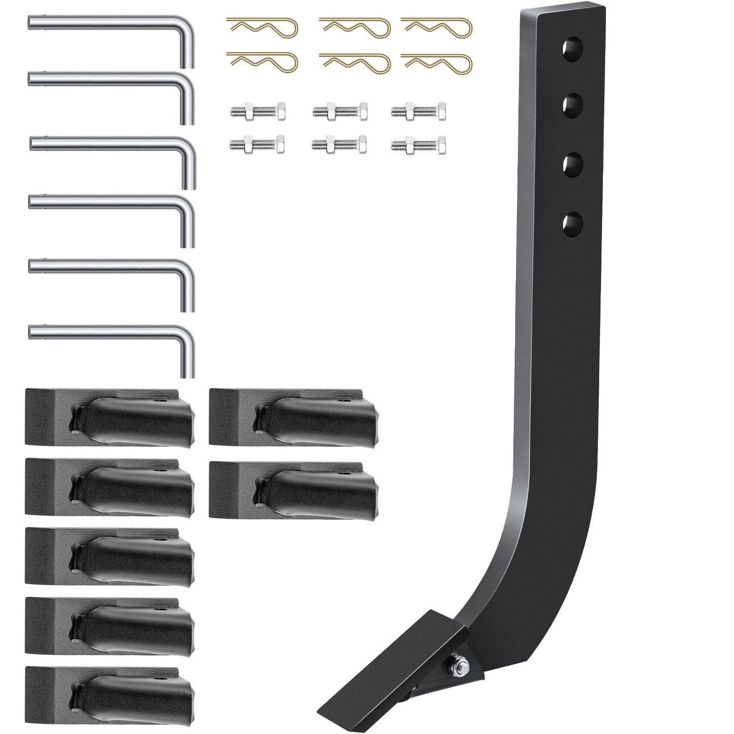 Box Blade Shank, 46.6 cm Scarifier Shank, 4 Holes Box Scraper Shank, Ripper Shank with Removable Tapered V952-LT4KHS6ZZ00000001V0