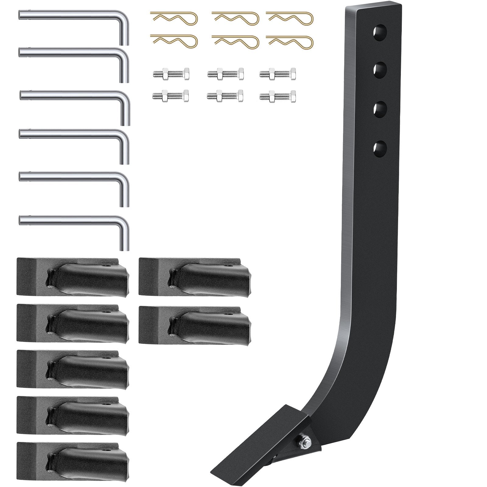 Box Blade Shank, 46.6 cm Scarifier Shank, 4 Holes Box Scraper Shank, Ripper Shank with Removable Tapered V952-LT4KHS6ZZ00000001V0