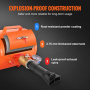 Tire Bead Seater, 5 Gal/19L Air Tire Bead Blaster with Pressure Gauge & Handle, 145 PSI Seating Tool Inflator V952-LTB5GAL145PSI1HJXV0