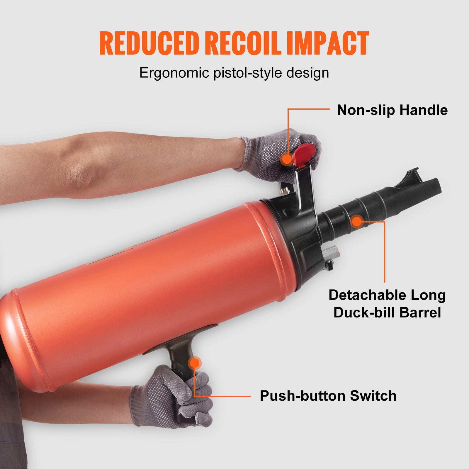 Tire Bead Seater, 2.4 Gal/9 L Air Tire Bead Blaster, 150 PSI Handheld Bead Bazooka, Portable Tire Inflator V952-LTBCQ9L145PSI37Y1V0