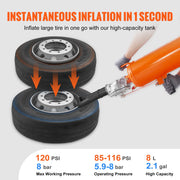 Tire Bead Seater, 2.1 Gal/8 L Air Tire Bead Blaster, 120 PSI Handheld Bead Bazooka, Upgraded Portable Tire V952-LTBCQS8145PSIQFEKV0