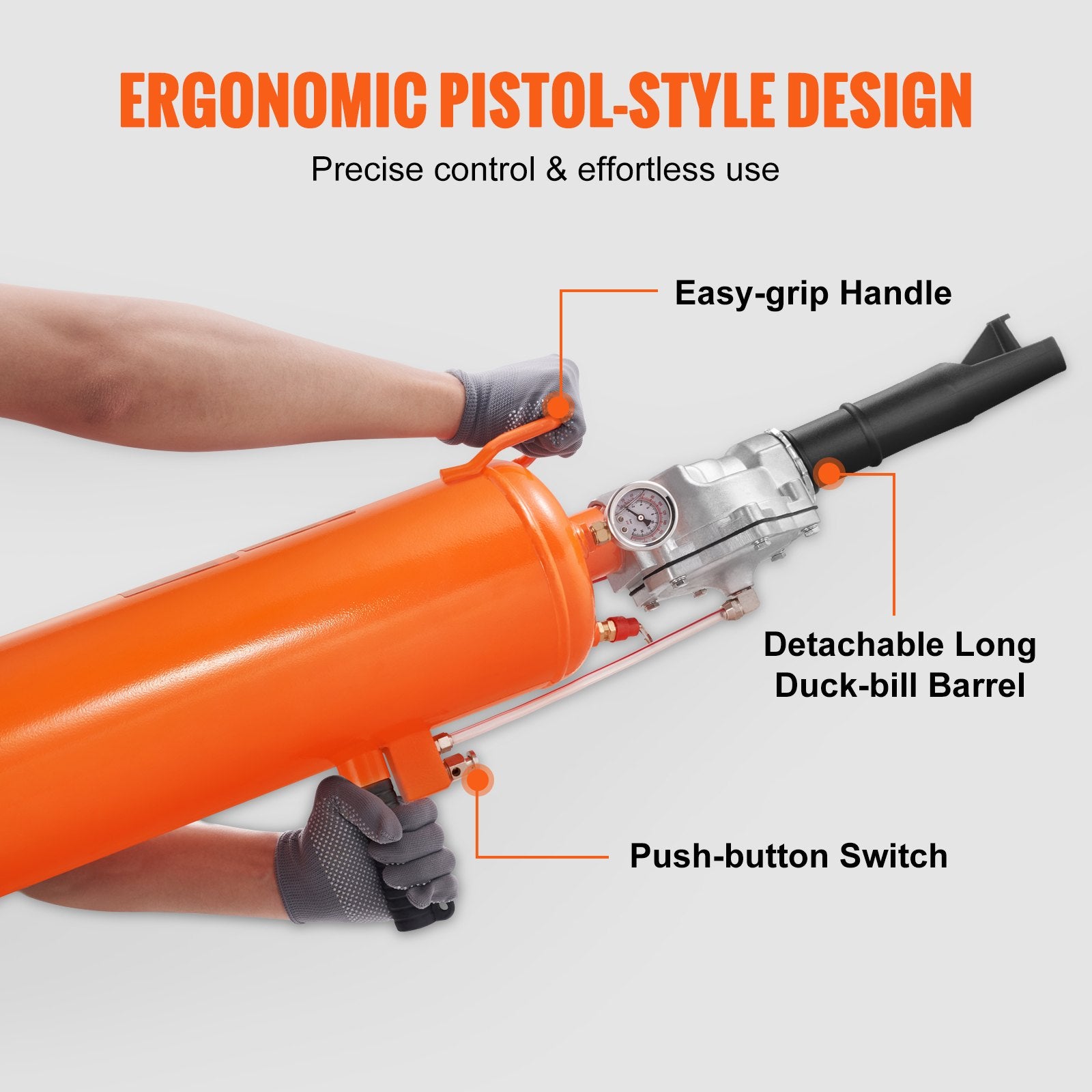 Tire Bead Seater, 2.1 Gal/8 L Air Tire Bead Blaster, 120 PSI Handheld Bead Bazooka, Upgraded Portable Tire V952-LTBCQS8145PSIQFEKV0