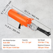 Tire Bead Seater, 2.1 Gal/8 L Air Tire Bead Blaster, 120 PSI Handheld Bead Bazooka, Upgraded Portable Tire V952-LTBCQS8145PSIQFEKV0