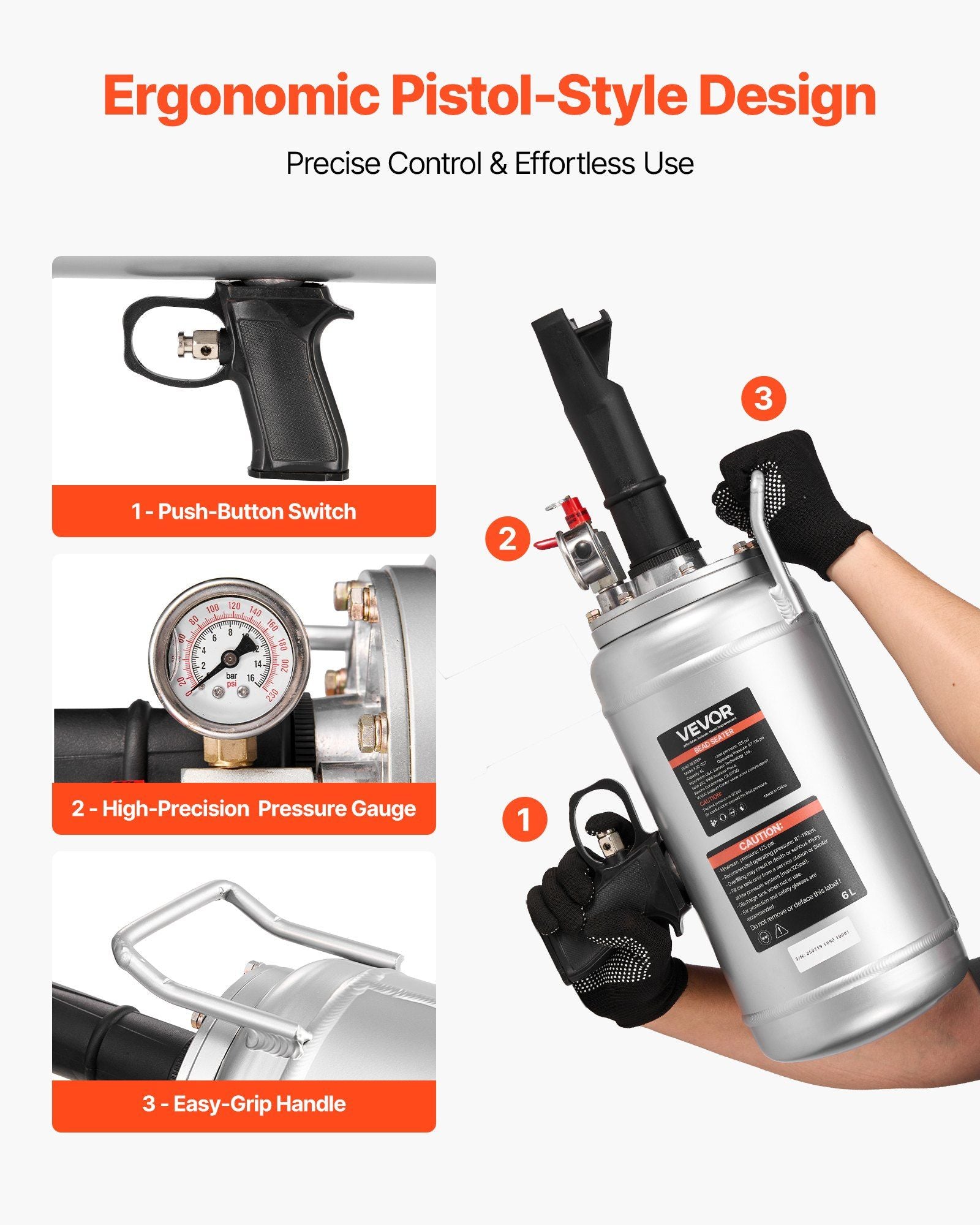 Portable Tire Bead Seater, 1.6 Gal / 6 L Air Bead Blaster, Handheld Tire Inflator Tool, 87-116 PSI Operating V952-LTBCQXBXS6LYYTCZ8001V0