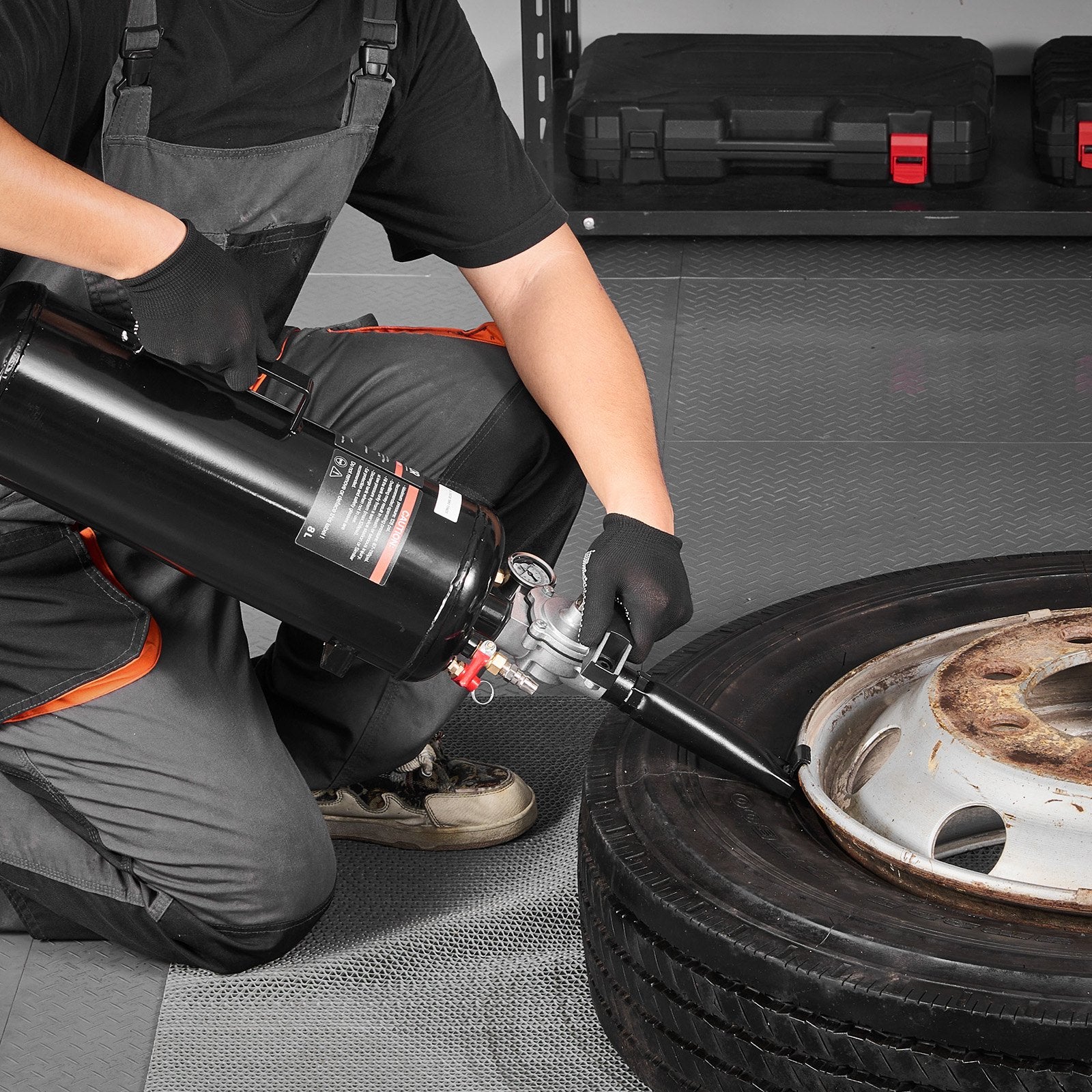 Portable Tire Bead Seater, 2.1 Gal / 8 L Air Bead Blaster, Handheld Tire Inflator Tool, 87-116 PSI Operating V952-LTBCQXBXS8LHEII7F001V0