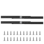 Undermount Drawer Slides, 16 inch, Full Extension Ball Bearing Under Stair Cabinet Rails, 260 LB Load V952-LTJHG16YC260XCXUUV0