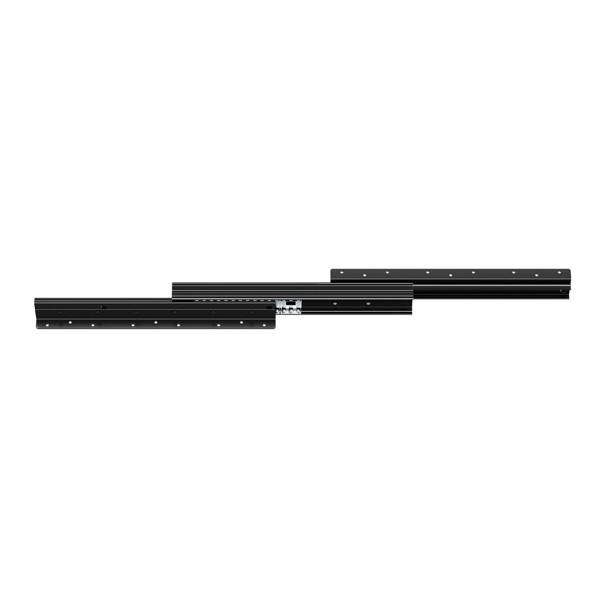 Undermount Drawer Slides, 16 inch, Full Extension Ball Bearing Under Stair Cabinet Rails, 260 LB Load V952-LTJHG16YC260XCXUUV0