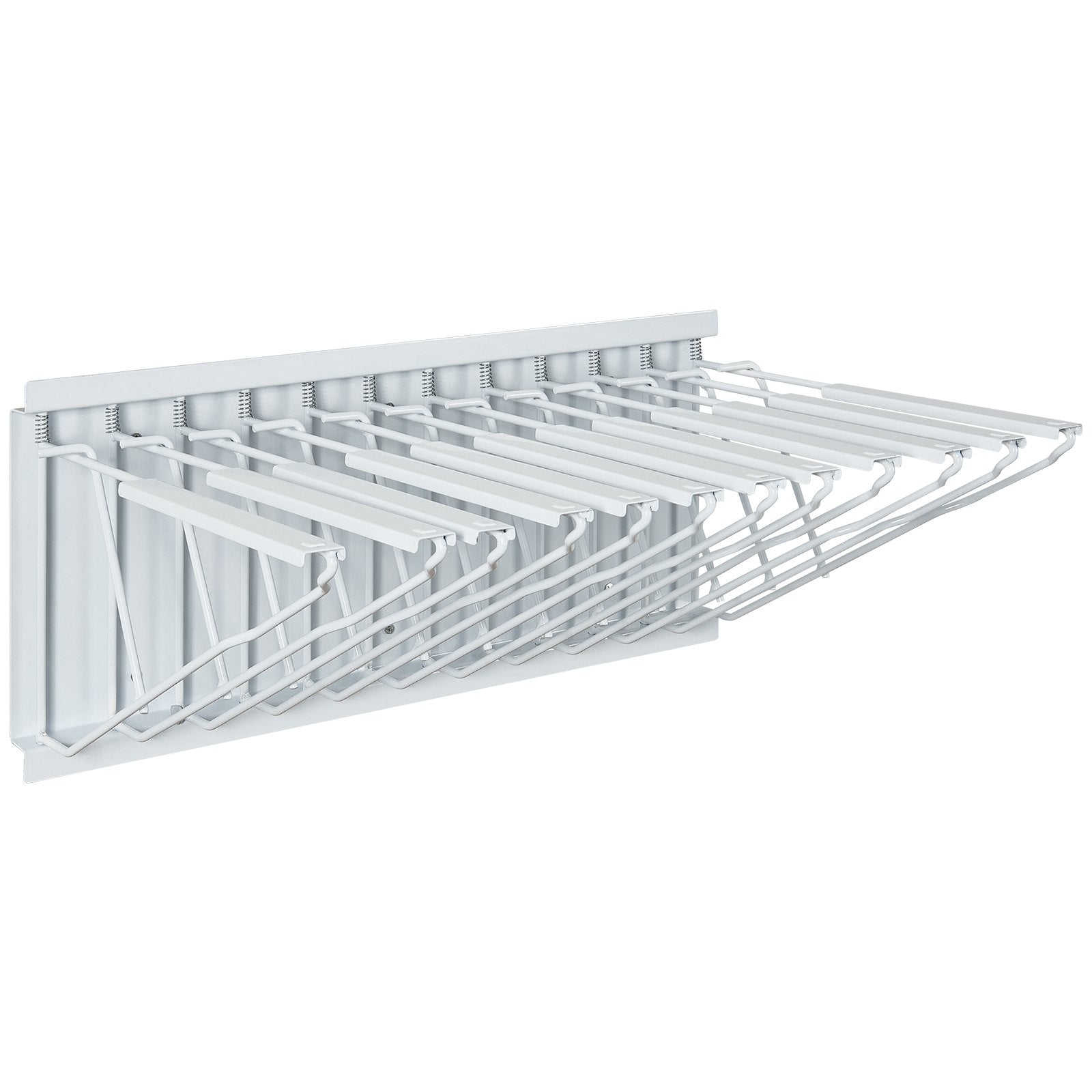 Wall Mount Blueprint Storage Rack Blueprint Holder with 12 Pivot Brackets V952-LTJJS12CBGS0O6TS3V0