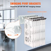 Wall Mount Blueprint Storage Rack Blueprint Holder with 12 Pivot Brackets V952-LTJJS12CBGS0O6TS3V0