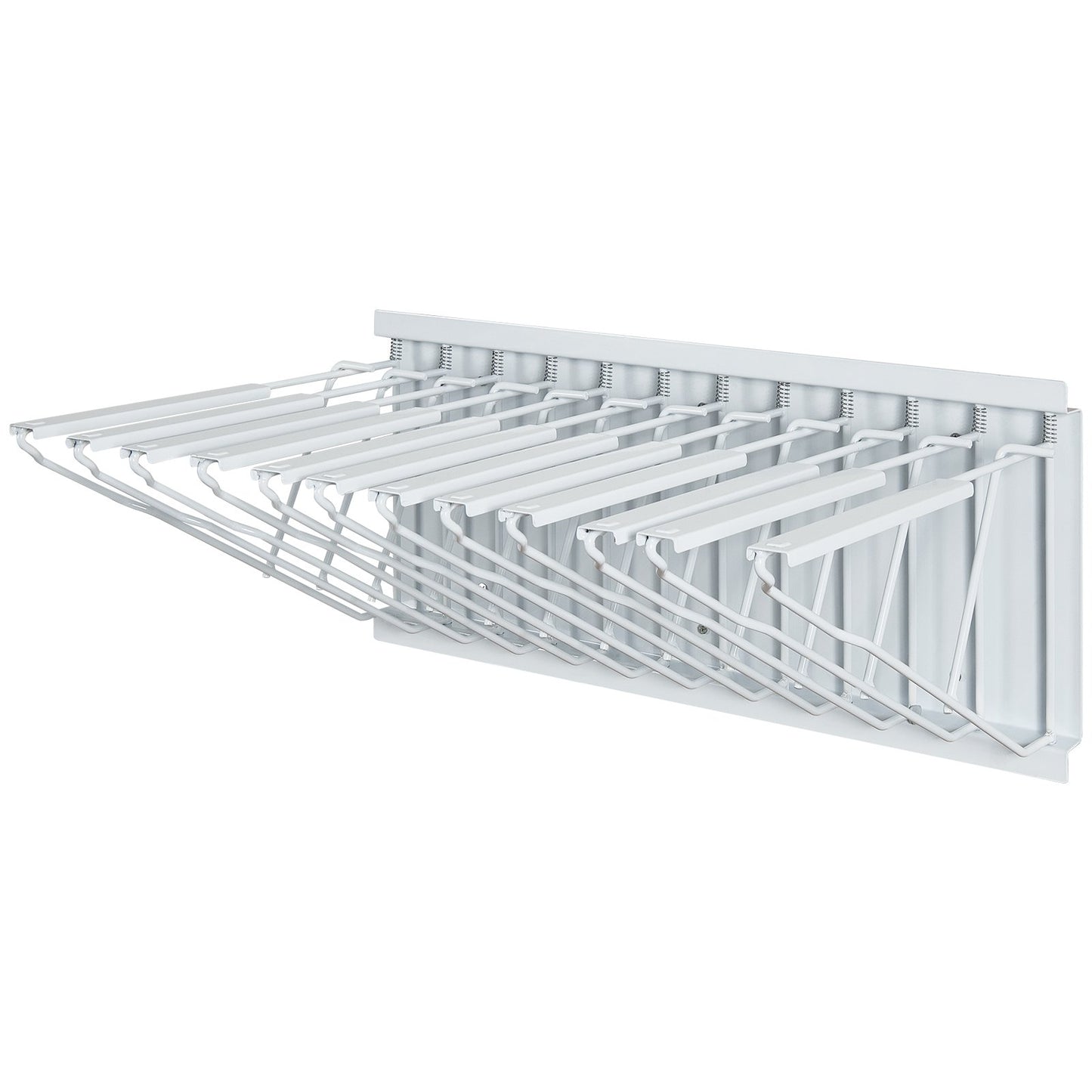 Wall Mount Blueprint Storage Rack Blueprint Holder with 12 Pivot Brackets V952-LTJJS12CBGS0O6TS3V0