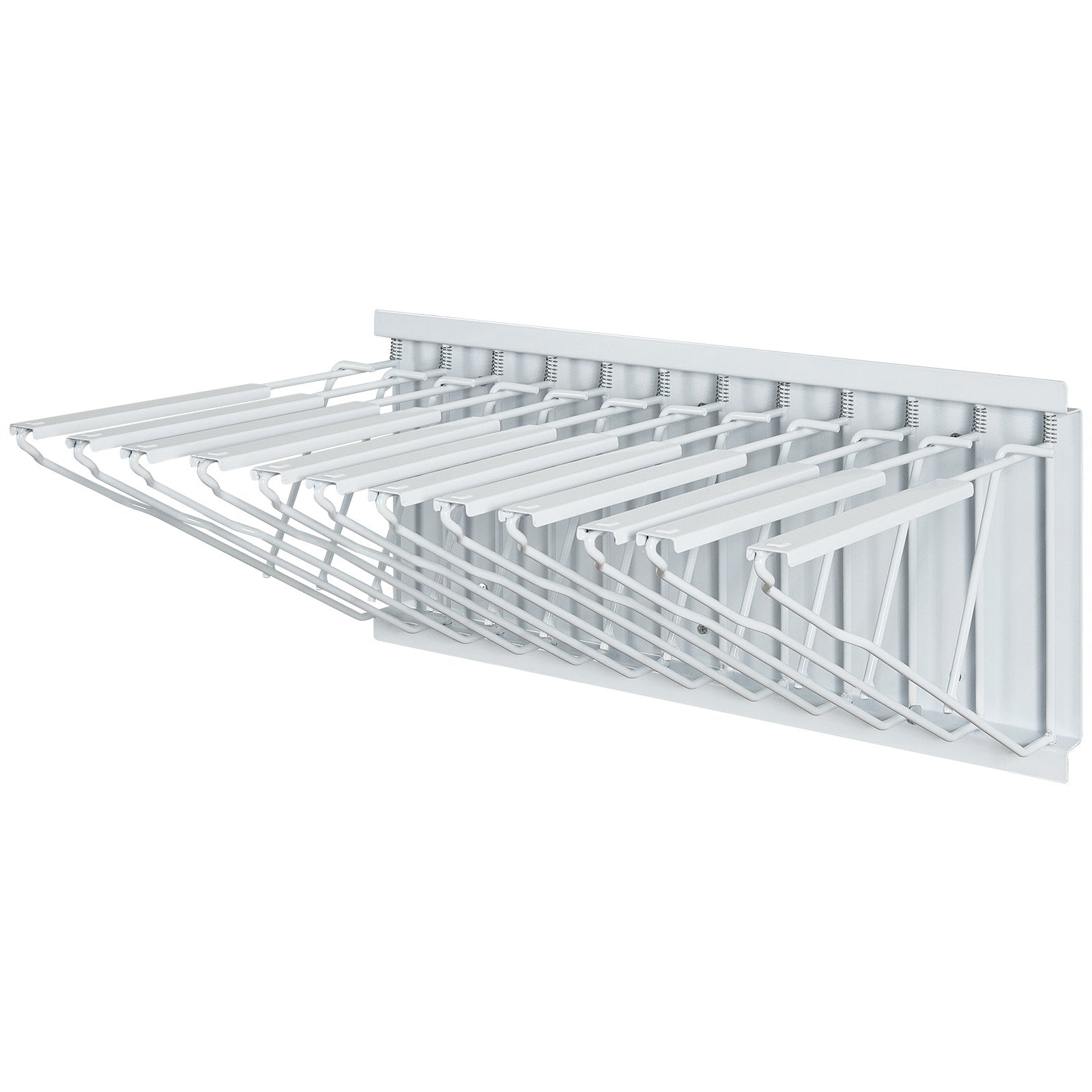 Wall Mount Blueprint Storage Rack Blueprint Holder with 12 Pivot Brackets V952-LTJJS12CBGS0O6TS3V0
