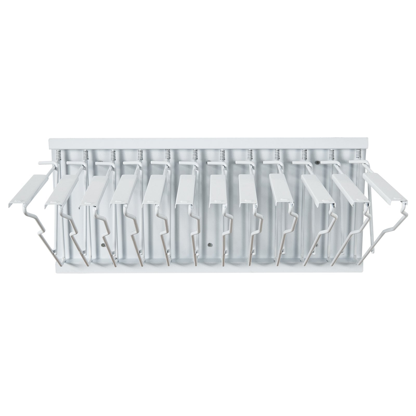 Wall Mount Blueprint Storage Rack Blueprint Holder with 12 Pivot Brackets V952-LTJJS12CBGS0O6TS3V0