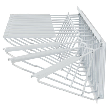 Wall Mount Blueprint Storage Rack Blueprint Holder with 12 Pivot Brackets V952-LTJJS12CBGS0O6TS3V0