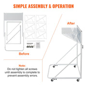 Mobile Blueprint Storage Rack, Plan Holder with 12 Pivot Brackets, Mobile Blueprint Holder Adjustable Height V952-LTJJS12CYDS0N873YV0