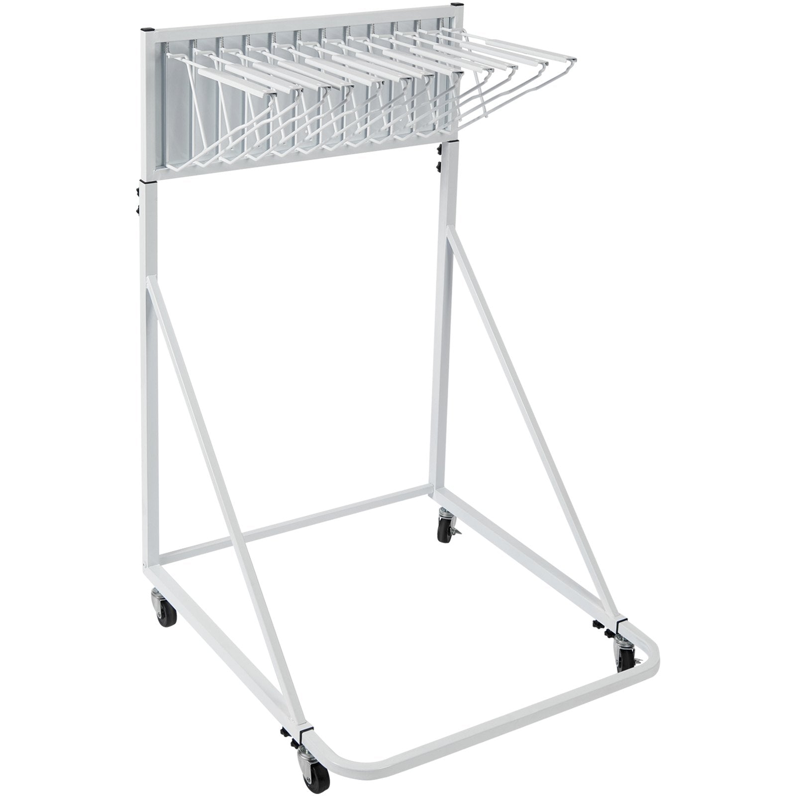 Mobile Blueprint Storage Rack, Plan Holder with 12 Pivot Brackets, Mobile Blueprint Holder Adjustable Height V952-LTJJS12CYDS0N873YV0