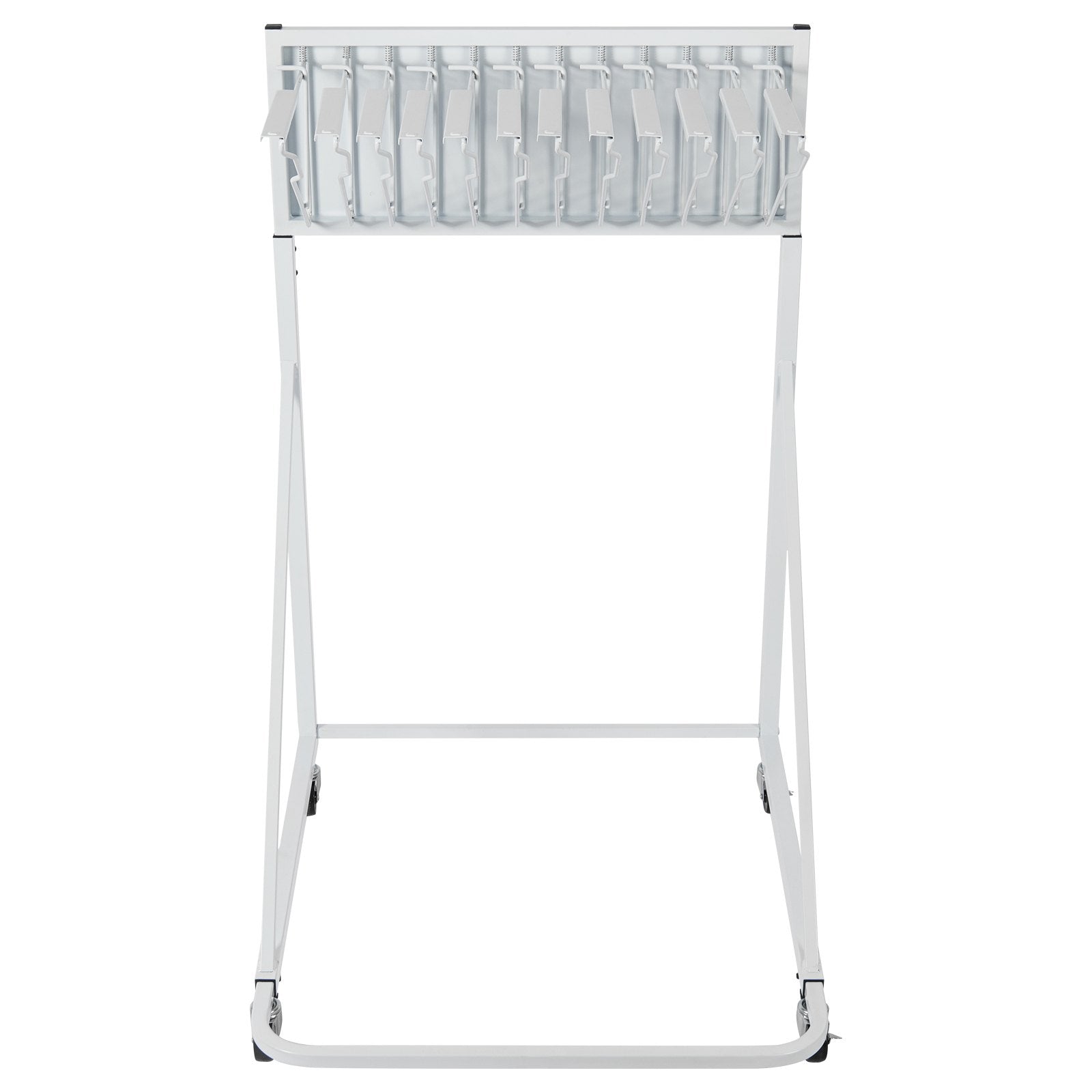 Mobile Blueprint Storage Rack, Plan Holder with 12 Pivot Brackets, Mobile Blueprint Holder Adjustable Height V952-LTJJS12CYDS0N873YV0