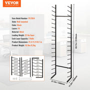Blueprint Storage Rack, Hanging Poster Display Rack 16-Tier, Vertical Blueprint Roll File Holder 2 V952-LTJJS16CLDS0NSQ0RV0
