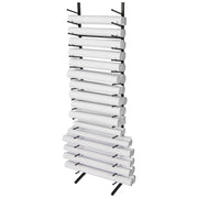 Blueprint Storage Rack, Hanging Poster Display Rack 16-Tier, Vertical Blueprint Roll File Holder 2 V952-LTJJS16CLDS0NSQ0RV0
