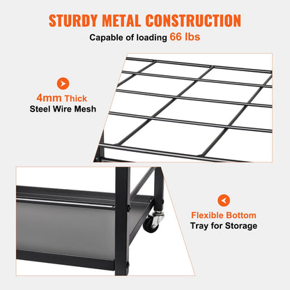 Blueprint Storage Rack, 20 Slots Blueprint Holder with Wheels, Mobile Metal Blueprint Storage Cart for Map V952-LTJJS20CLDS0NMRQHV0
