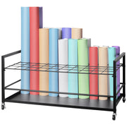 Blueprint Storage Rack 50 Slots Mobile Roll File Holder for Architectural V952-LTJJS50CLDS018IB0V0
