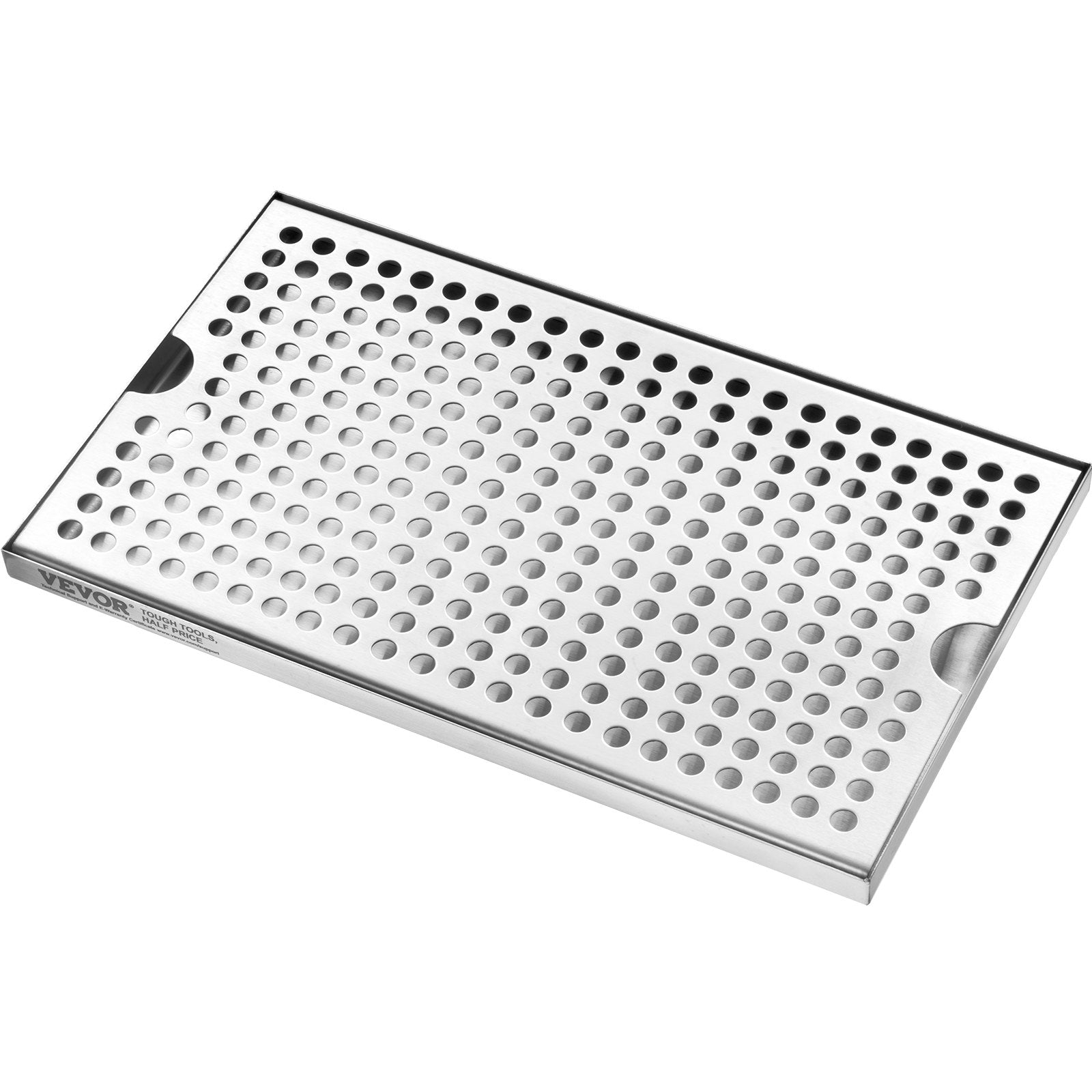 Beer Drip Tray, 304 Stainless Steel Kegerator Drip Trays with 4 Non-Slip Rubber Pads and Detachable Cover, V952-LTJZCGDSPW00FW1N4V0